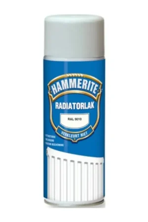 Direct Beschikbaar Hammerite Radiatorlak Gebroken Wit Spuitbus